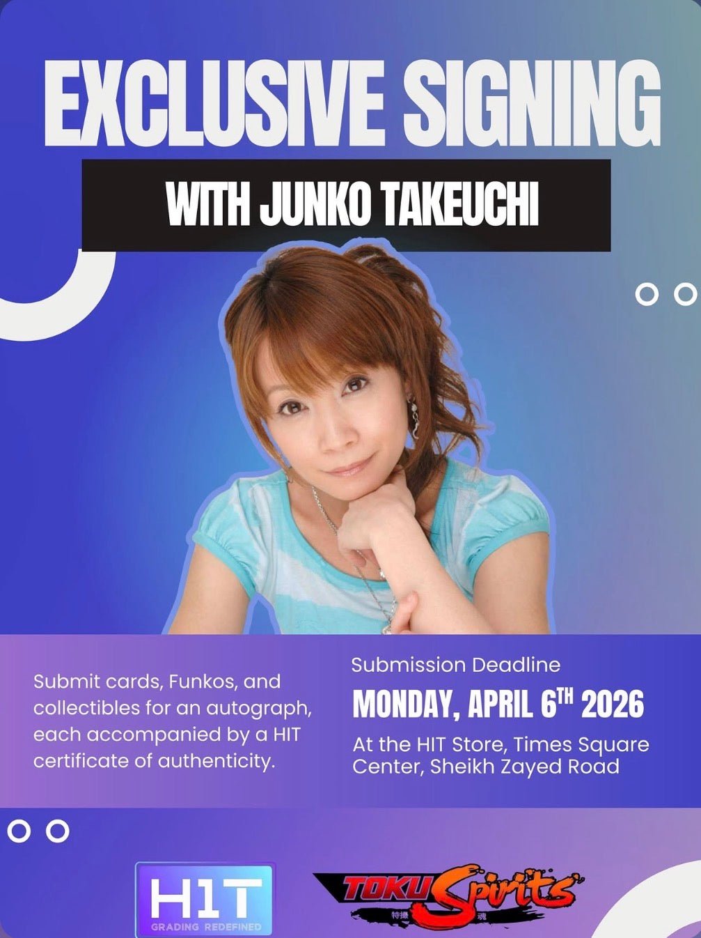 Autograph by Junko Takeuchi (Voice of Naruto)